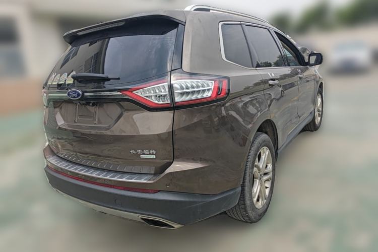 Used Ford Edge 2016 EcoBoost 245 Two-Wheel-Drive Titanium 7-Seater Rear Right 45 Deg