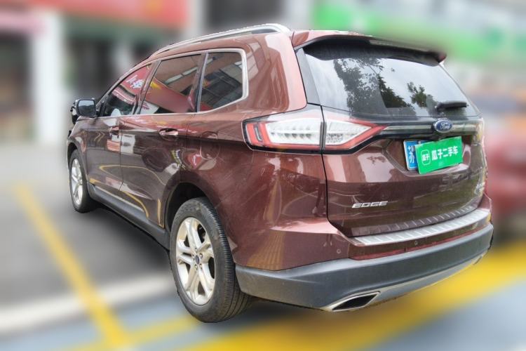 Used Ford Edge 2016 EcoBoost 245 Two-Wheel-Drive Titanium 7-Seater Rear Left 45 Deg