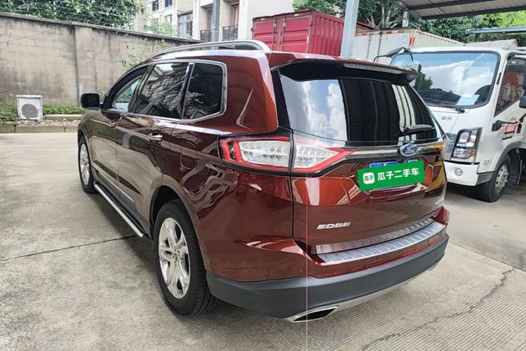 Used Ford Edge 2016 EcoBoost 245 Two-Wheel-Drive Titanium 7-Seater Rear Left 45 Deg