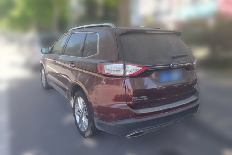 Used Ford Edge 2016 EcoBoost 245 Four-Wheel Drive Titanium 7-Seater Rear Left 45 Deg