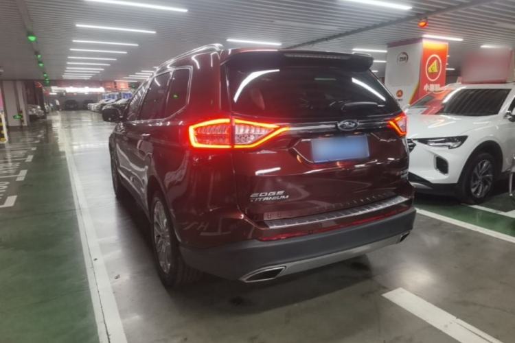 Used Ford Edge 2016 EcoBoost 245 Four-Wheel Drive Titanium 7-Seater Rear Left 45 Deg