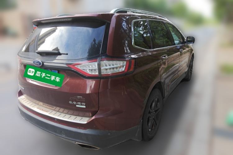 Used Ford Edge 2016 EcoBoost 245 Two-Wheel-Drive Titanium 7-Seater Rear Right 45 Deg