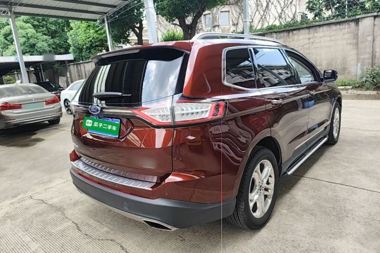 Used Ford Edge 2016 EcoBoost 245 Two-Wheel-Drive Titanium 7-Seater Rear Right 45 Deg