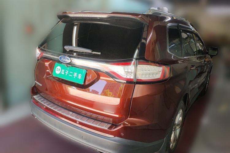 Used Ford Edge 2016 EcoBoost 245 Two-Wheel-Drive Titanium 7-Seater Rear Right 45 Deg