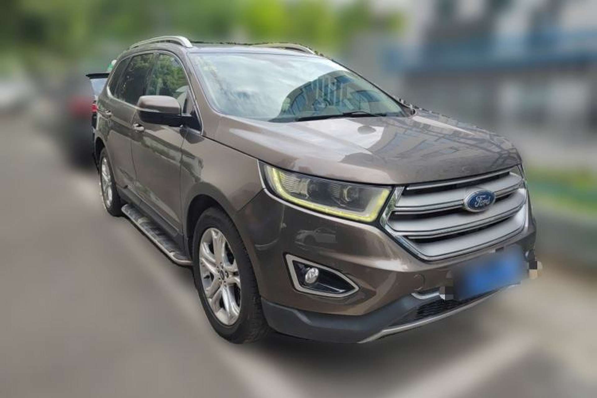 Used Ford Edge 2016 EcoBoost 245 Four-Wheel Drive Titanium Edition 7-Seater Front Right 45 Deg