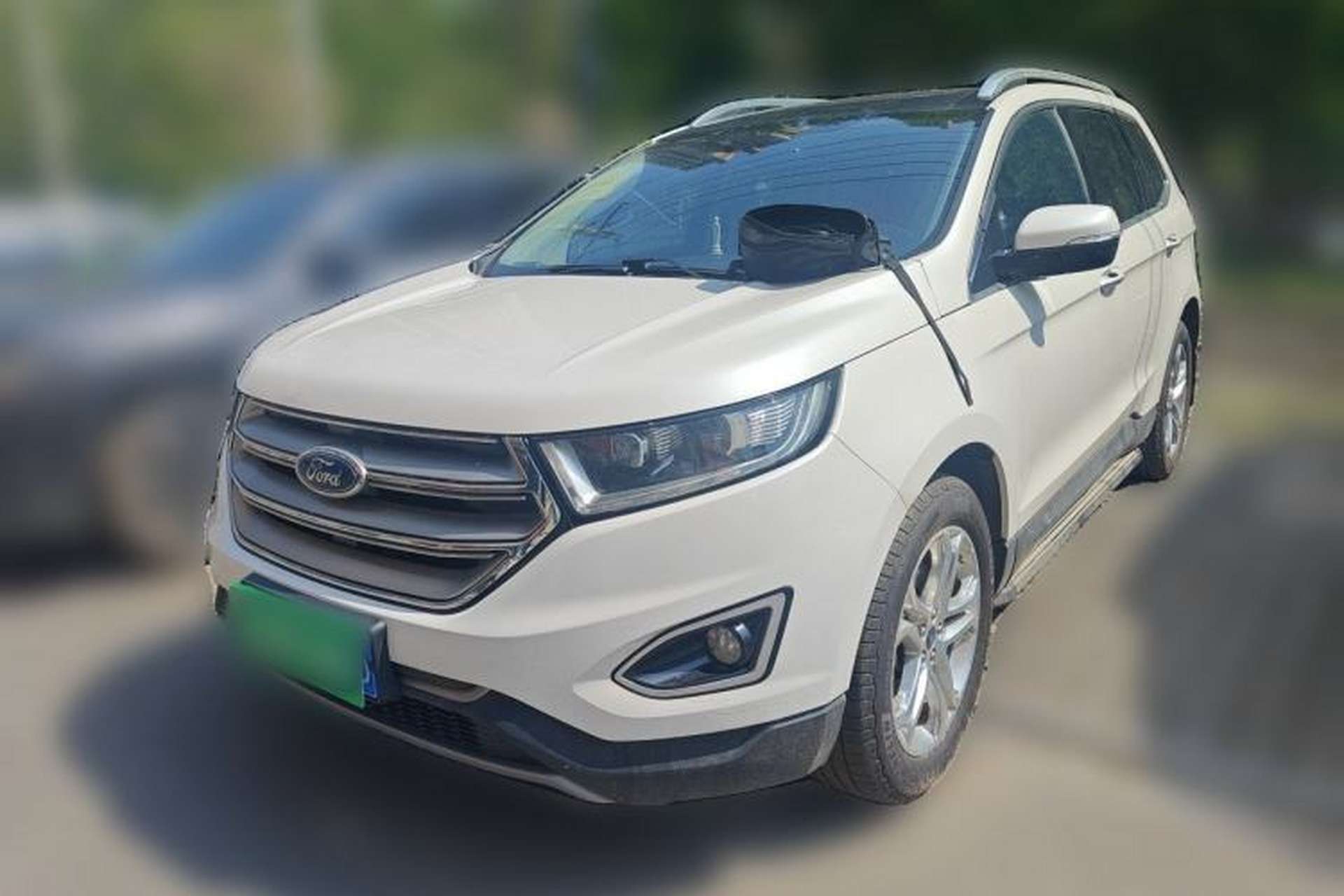 Used Ford Edge 2016 EcoBoost 245 Four-Wheel Drive Titanium Edition 7-Seater Front Left 45 Deg
