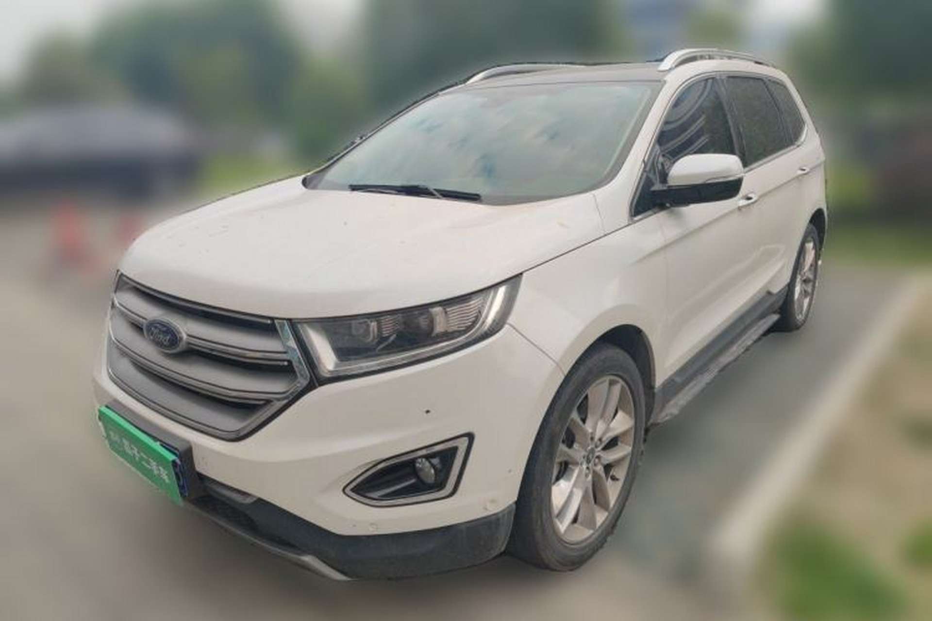 Used Ford Edge 2016 EcoBoost 245 Four-Wheel Drive Titanium 7-Seater Front Left 45 Deg