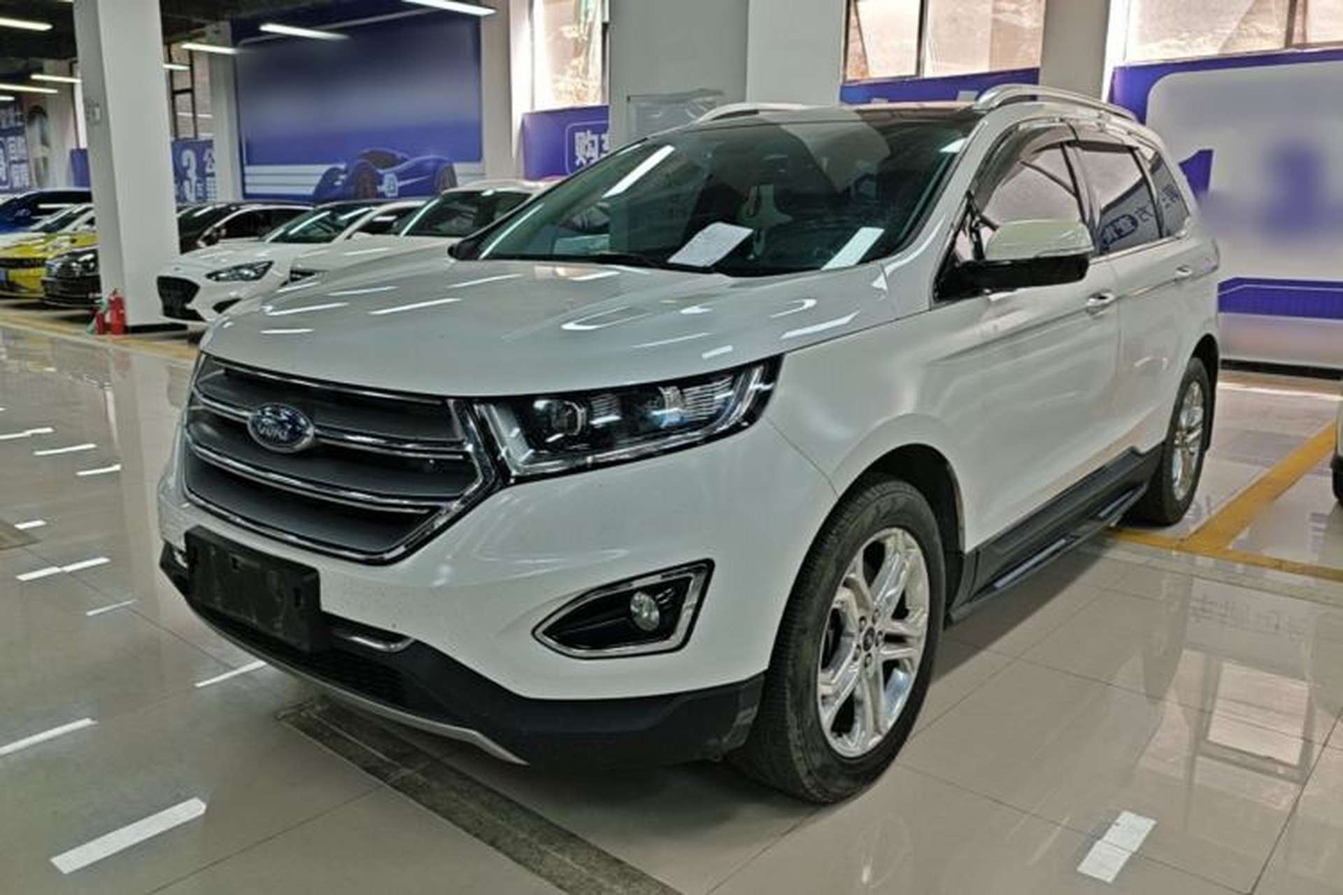 Used Ford Edge 2016 EcoBoost 245 Four-Wheel Drive Titanium Edition 7-Seater Front Left 45 Deg