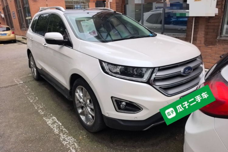 Used Ford Edge 2016 EcoBoost 245 Four-Wheel Drive Titanium 7-Seater Front Right 45 Deg