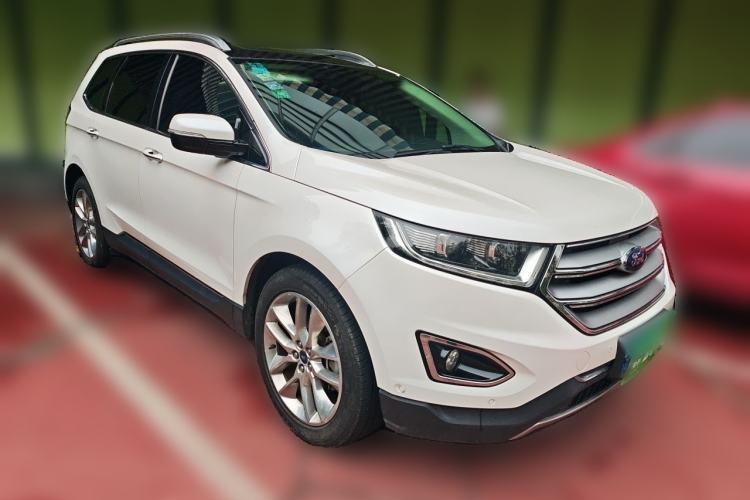 Used Ford Edge 2016 EcoBoost 245 Four-Wheel Drive Titanium 7-Seater Front Right 45 Deg