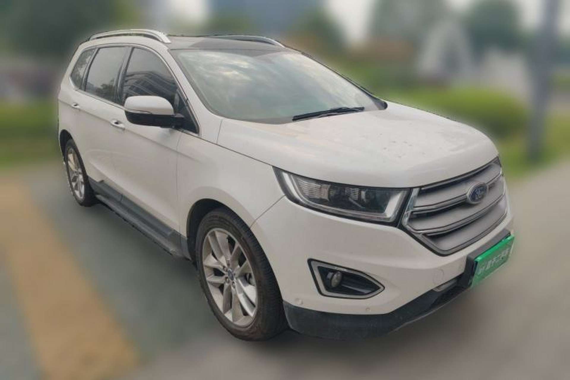 Used Ford Edge 2016 EcoBoost 245 Four-Wheel Drive Titanium 7-Seater Front Right 45 Deg