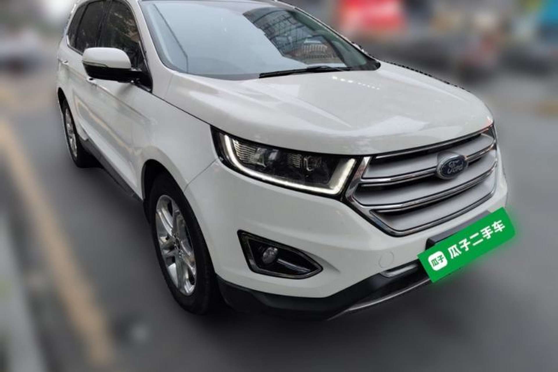 Used Ford Edge 2016 EcoBoost 245 Two-Wheel-Drive Titanium 7-Seater Front Right 45 Deg