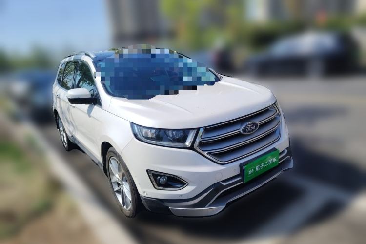 Used Ford Edge 2016 EcoBoost 245 Four-Wheel Drive Titanium 7-Seater Front Right 45 Deg
