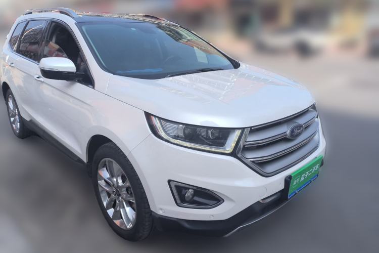 Used Ford Edge 2016 EcoBoost 245 Four-Wheel Drive Titanium 7-Seater Front Right 45 Deg