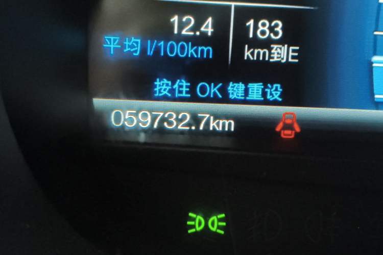 Used Ford Edge 2016 EcoBoost 245 Four-Wheel Drive Titanium Edition 7-Seater Odometer Close Up