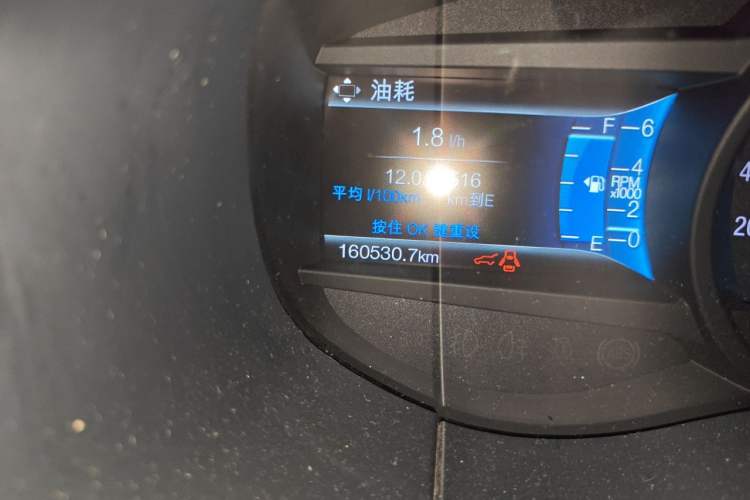 Used Ford Edge 2016 EcoBoost 245 Two-Wheel-Drive Titanium 7-Seater Odometer Close Up