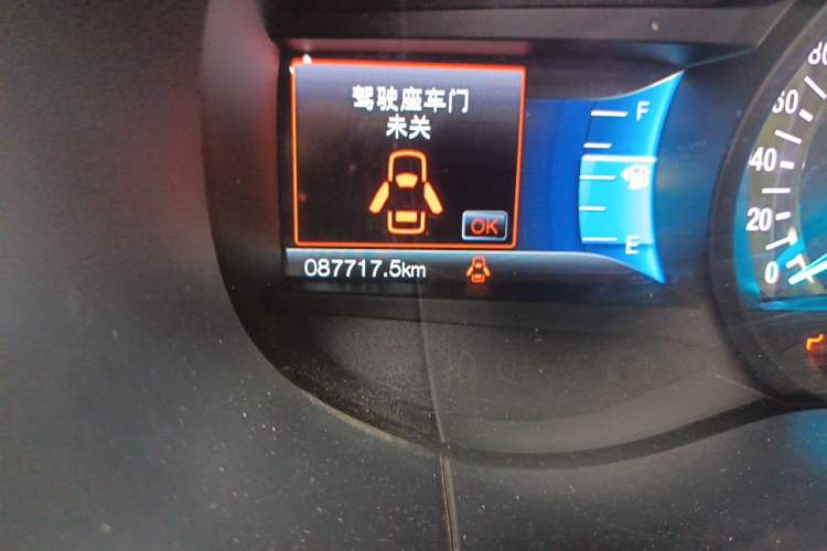 Used Ford Edge 2016 EcoBoost 245 Two-Wheel-Drive Titanium 7-Seater Odometer Close Up
