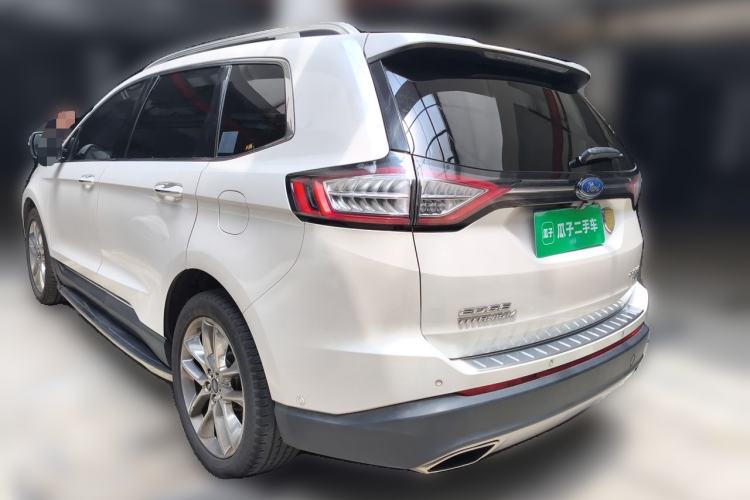 Used Ford Edge 2016 EcoBoost 245 Four-Wheel Drive Titanium 7-Seater Rear Left 45 Deg