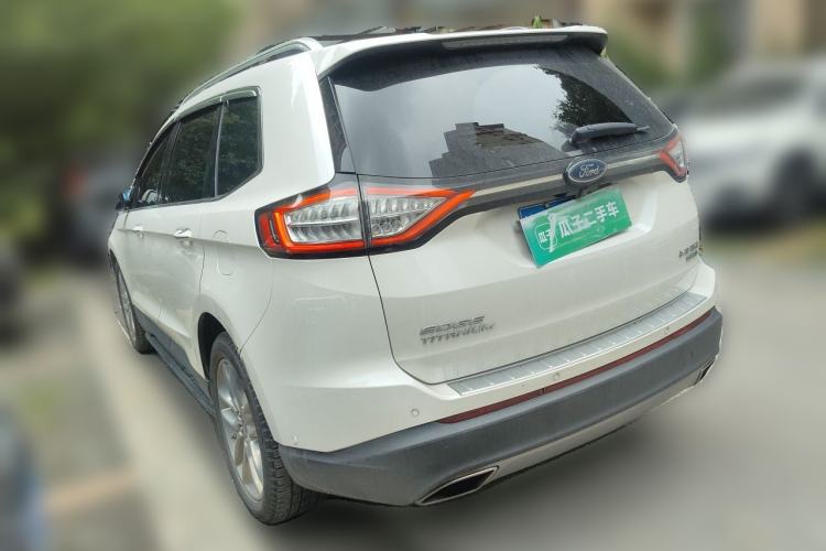 Used Ford Edge 2016 EcoBoost 245 Four-Wheel Drive Titanium 7-Seater Rear Left 45 Deg