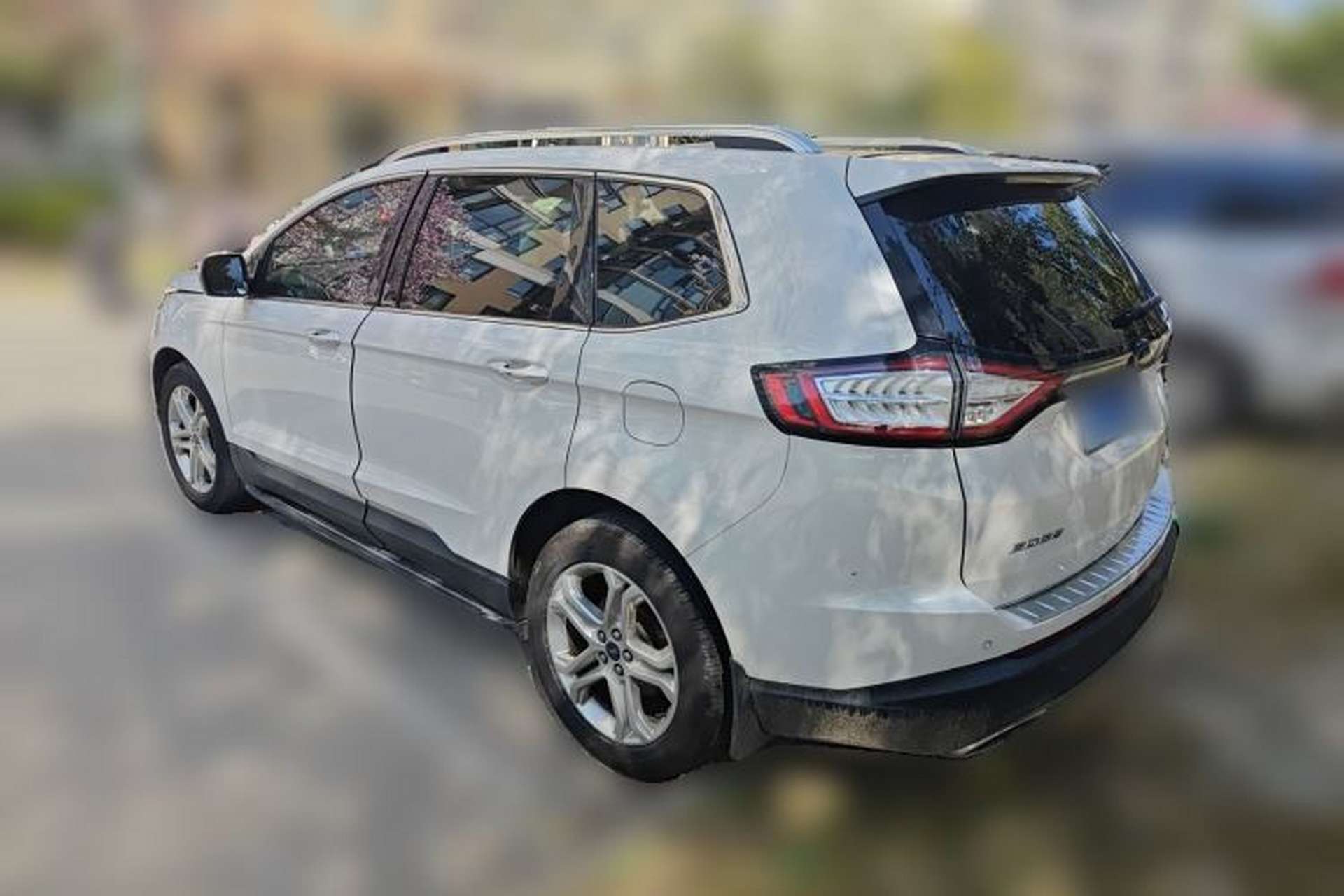 Used Ford Edge 2016 EcoBoost 245 Two-Wheel-Drive Titanium 7-Seater Rear Left 45 Deg