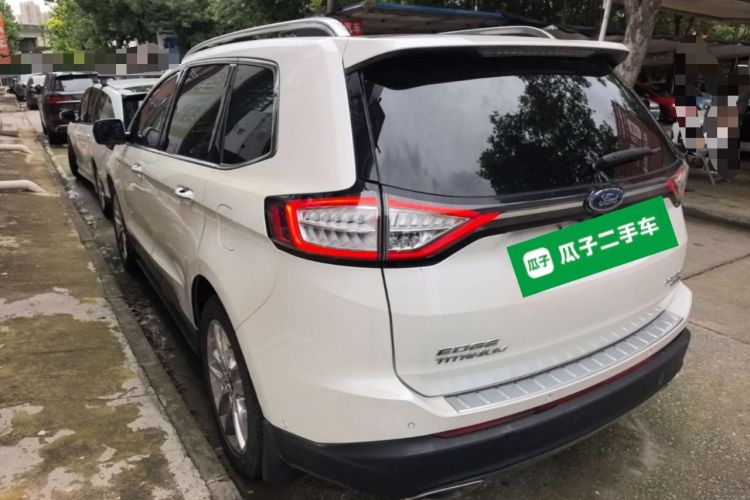 Used Ford Edge 2016 EcoBoost 245 Four-Wheel Drive Titanium 7-Seater Rear Left 45 Deg