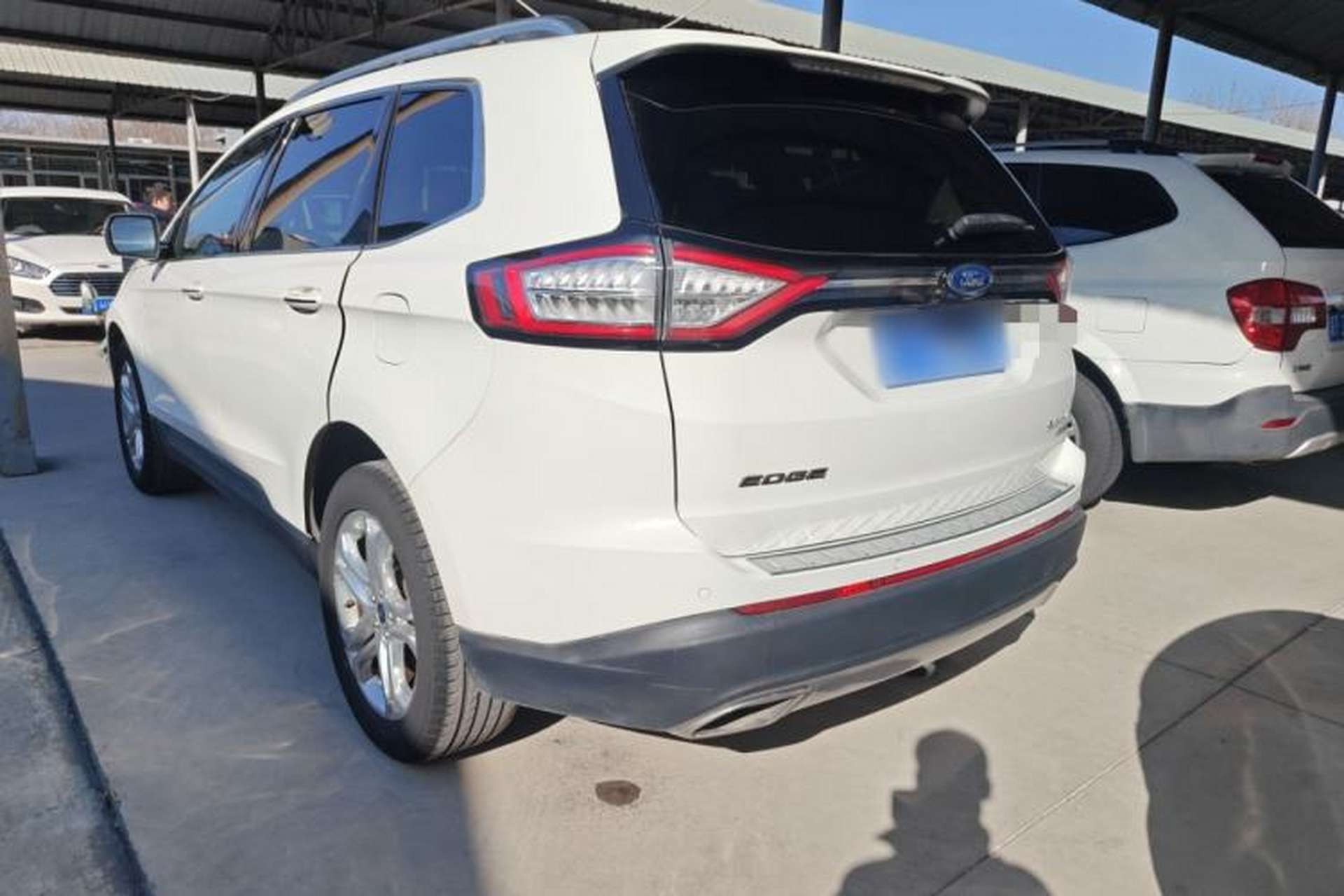 Used Ford Edge 2016 EcoBoost 245 Four-Wheel Drive Titanium Edition 7-Seater Rear Left 45 Deg