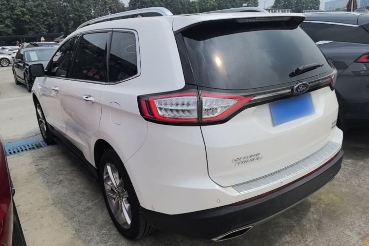Used Ford Edge 2016 EcoBoost 245 Four-Wheel Drive Titanium 7-Seater Rear Left 45 Deg