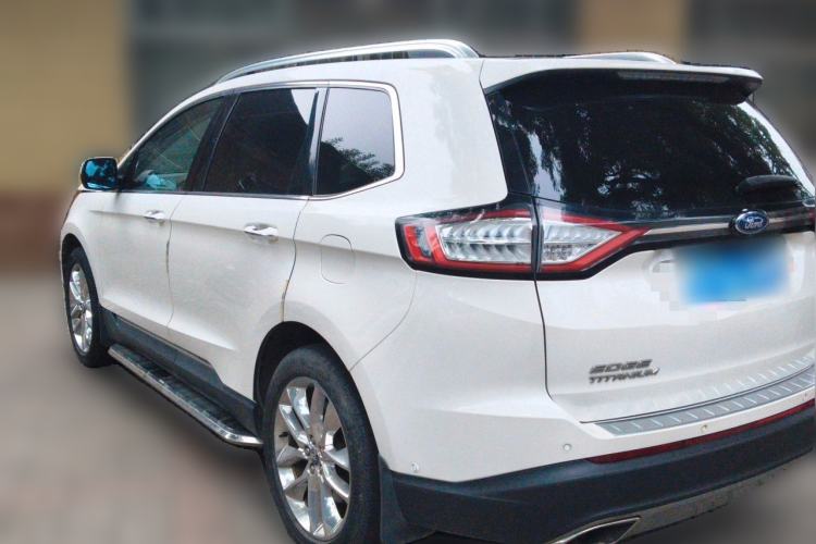 Used Ford Edge 2016 EcoBoost 245 Four-Wheel Drive Titanium 7-Seater Rear Left 45 Deg