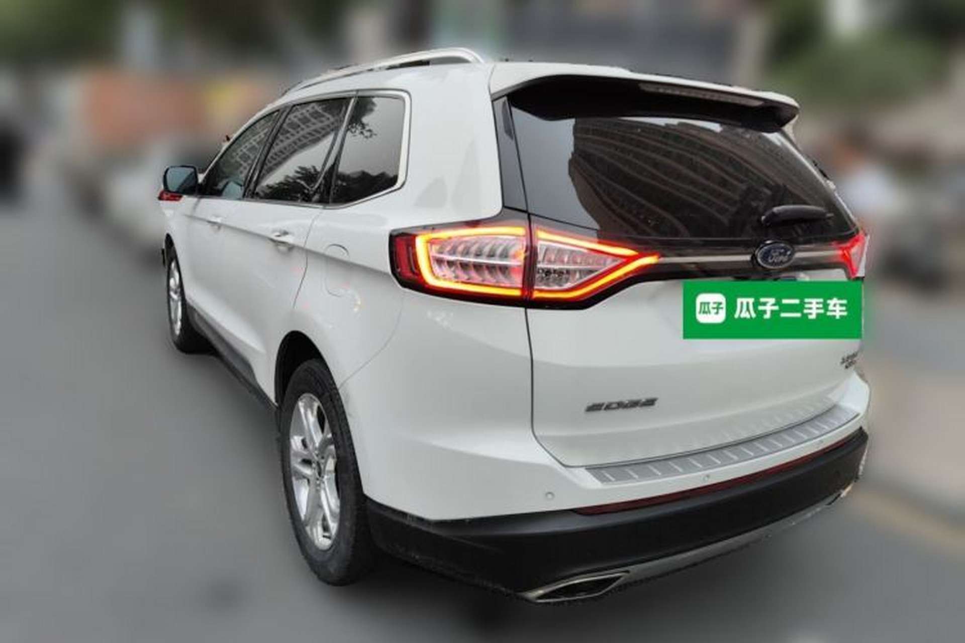 Used Ford Edge 2016 EcoBoost 245 Two-Wheel-Drive Titanium 7-Seater Rear Left 45 Deg
