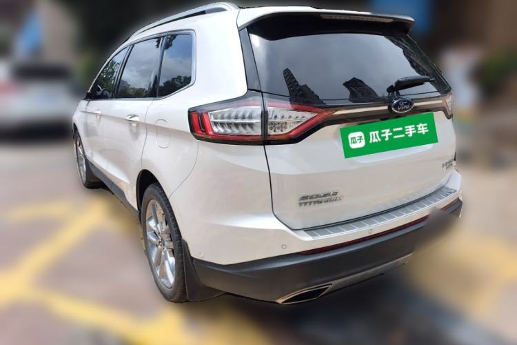 Used Ford Edge 2016 EcoBoost 245 Four-Wheel Drive Titanium 7-Seater Rear Left 45 Deg