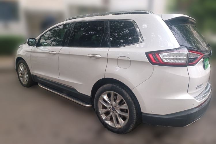 Used Ford Edge 2016 EcoBoost 245 Four-Wheel Drive Titanium 7-Seater Rear Left 45 Deg