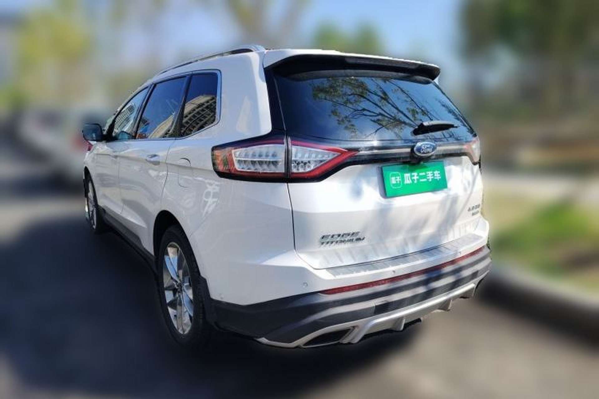 Used Ford Edge 2016 EcoBoost 245 Four-Wheel Drive Titanium 7-Seater Rear Left 45 Deg