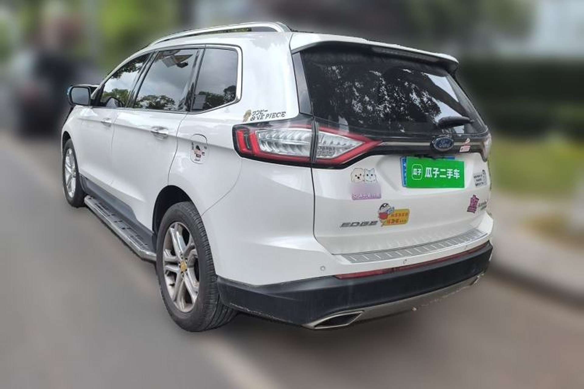 Used Ford Edge 2016 EcoBoost 245 Four-Wheel Drive Titanium Edition 7-Seater Rear Left 45 Deg