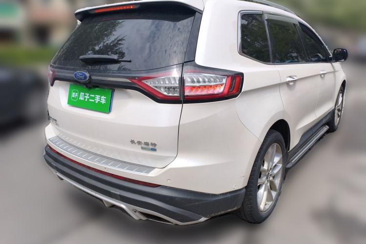 Used Ford Edge 2016 EcoBoost 245 Four-Wheel Drive Titanium 7-Seater Rear Right 45 Deg