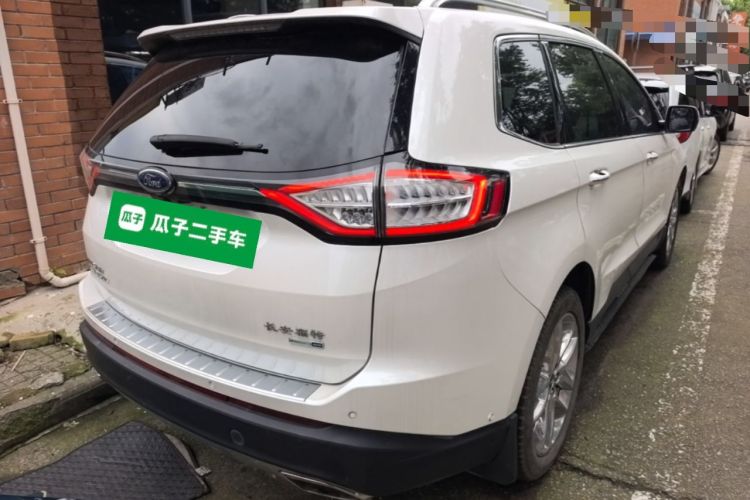 Used Ford Edge 2016 EcoBoost 245 Four-Wheel Drive Titanium 7-Seater Rear Right 45 Deg