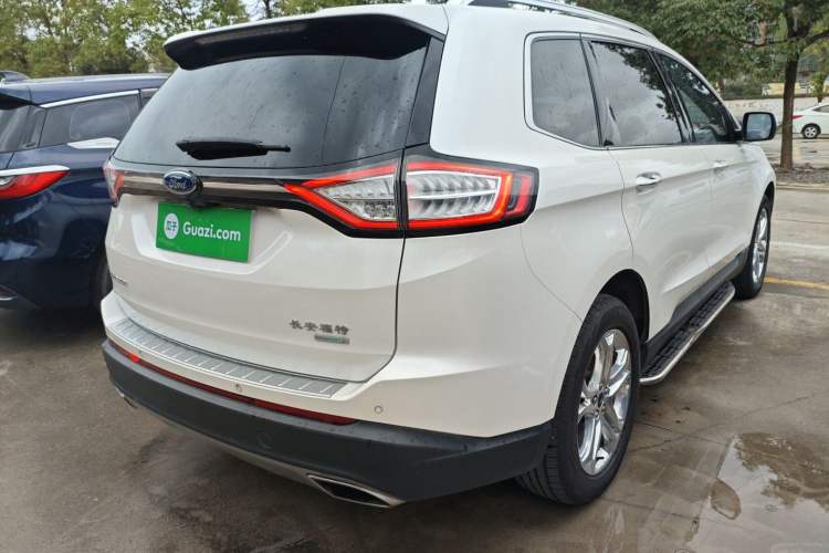 Used Ford Edge 2016 EcoBoost 245 Two-Wheel-Drive Titanium 7-Seater Rear Right 45 Deg