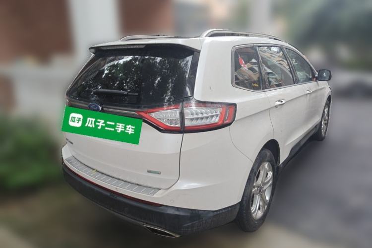 Used Ford Edge 2016 EcoBoost 245 Two-Wheel-Drive Titanium 7-Seater Rear Right 45 Deg