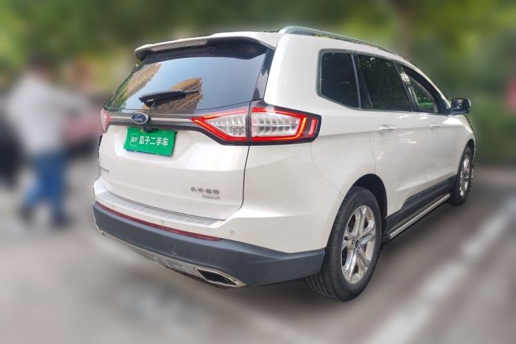 Used Ford Edge 2016 EcoBoost 245 Two-Wheel-Drive Titanium 7-Seater Rear Right 45 Deg
