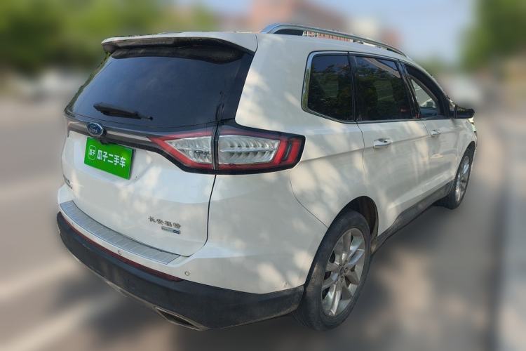 Used Ford Edge 2016 EcoBoost 245 Four-Wheel Drive Titanium 7-Seater Rear Right 45 Deg