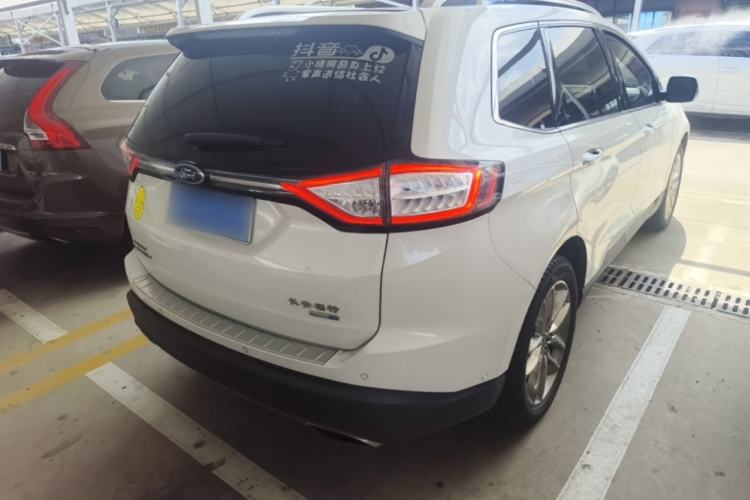 Used Ford Edge 2016 EcoBoost 245 Four-Wheel Drive Titanium 7-Seater Rear Right 45 Deg