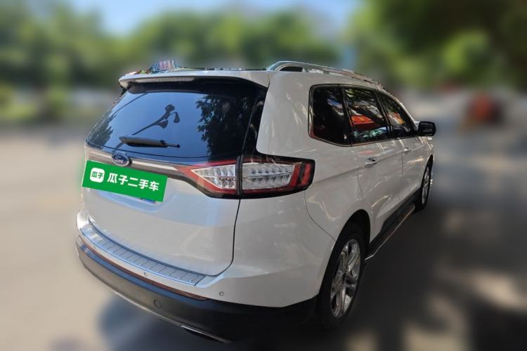 Used Ford Edge 2016 EcoBoost 245 Two-Wheel-Drive Titanium 7-Seater Rear Right 45 Deg