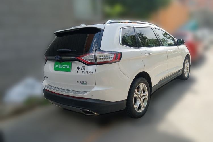 Used Ford Edge 2016 EcoBoost 245 Two-Wheel-Drive Titanium 7-Seater Rear Right 45 Deg