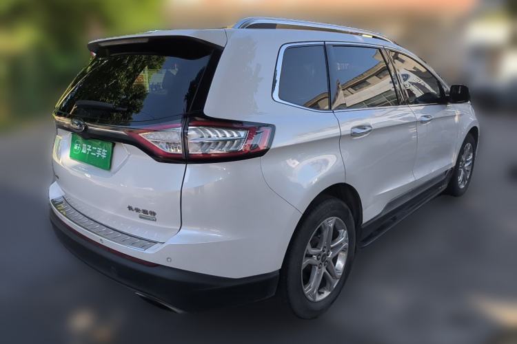 Used Ford Edge 2016 EcoBoost 245 Two-Wheel-Drive Titanium 7-Seater Rear Right 45 Deg