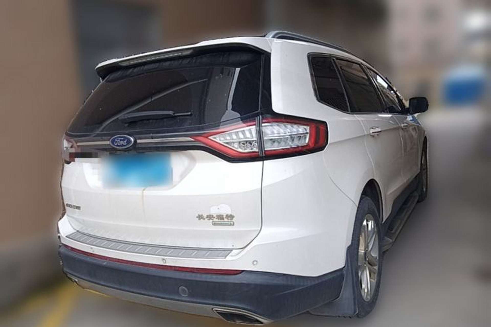 Used Ford Edge 2016 EcoBoost 245 Two-Wheel-Drive Titanium 7-Seater Rear Right 45 Deg