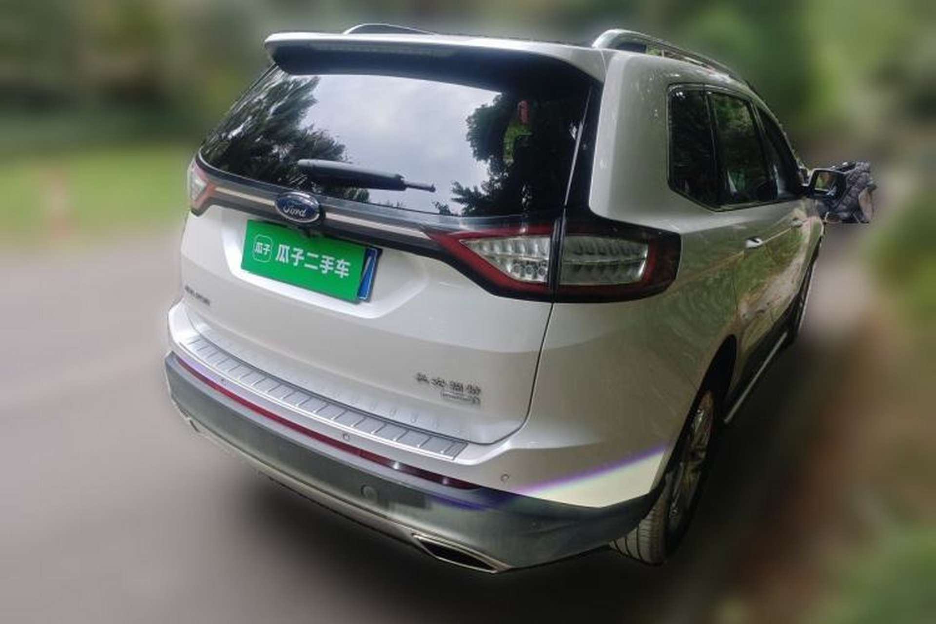 Used Ford Edge 2016 EcoBoost 245 Two-Wheel-Drive Titanium 7-Seater Rear Right 45 Deg