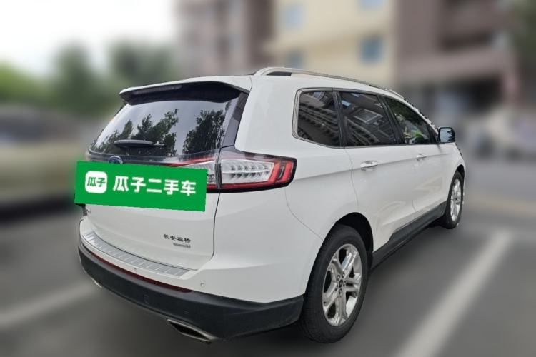 Used Ford Edge 2016 EcoBoost 245 Two-Wheel-Drive Titanium 7-Seater Rear Right 45 Deg