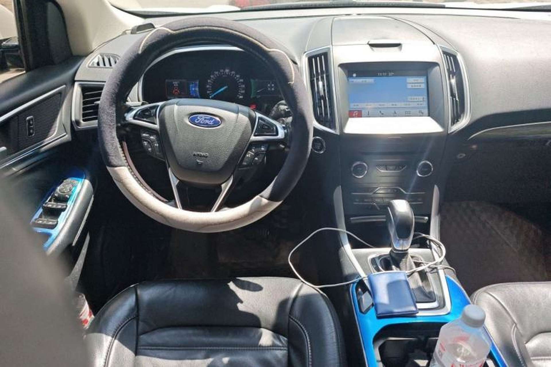 Used Ford Edge 2016 EcoBoost 245 Four-Wheel Drive Titanium Edition 7-Seater Steering Wheel