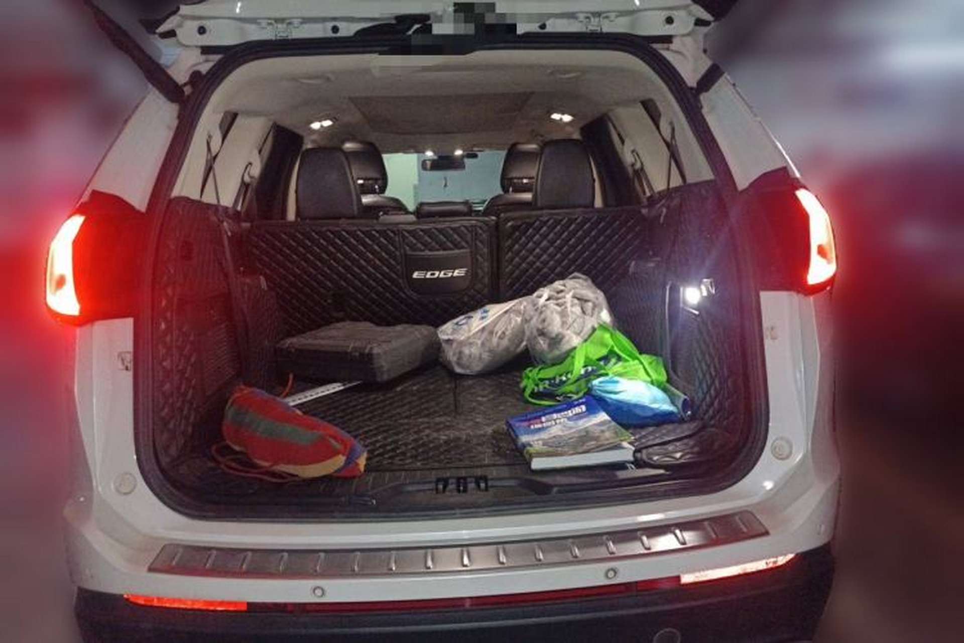 Used Ford Edge 2016 EcoBoost 245 Four-Wheel Drive Titanium 7-Seater Trunk
