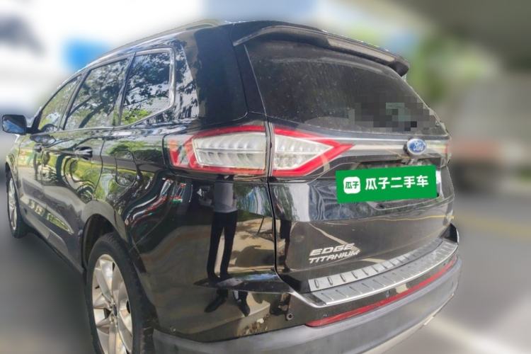 Used Ford Edge 2017 EcoBoost 245 Four-Wheel-Drive Flagship 7-Seater Rear Left 45 Deg