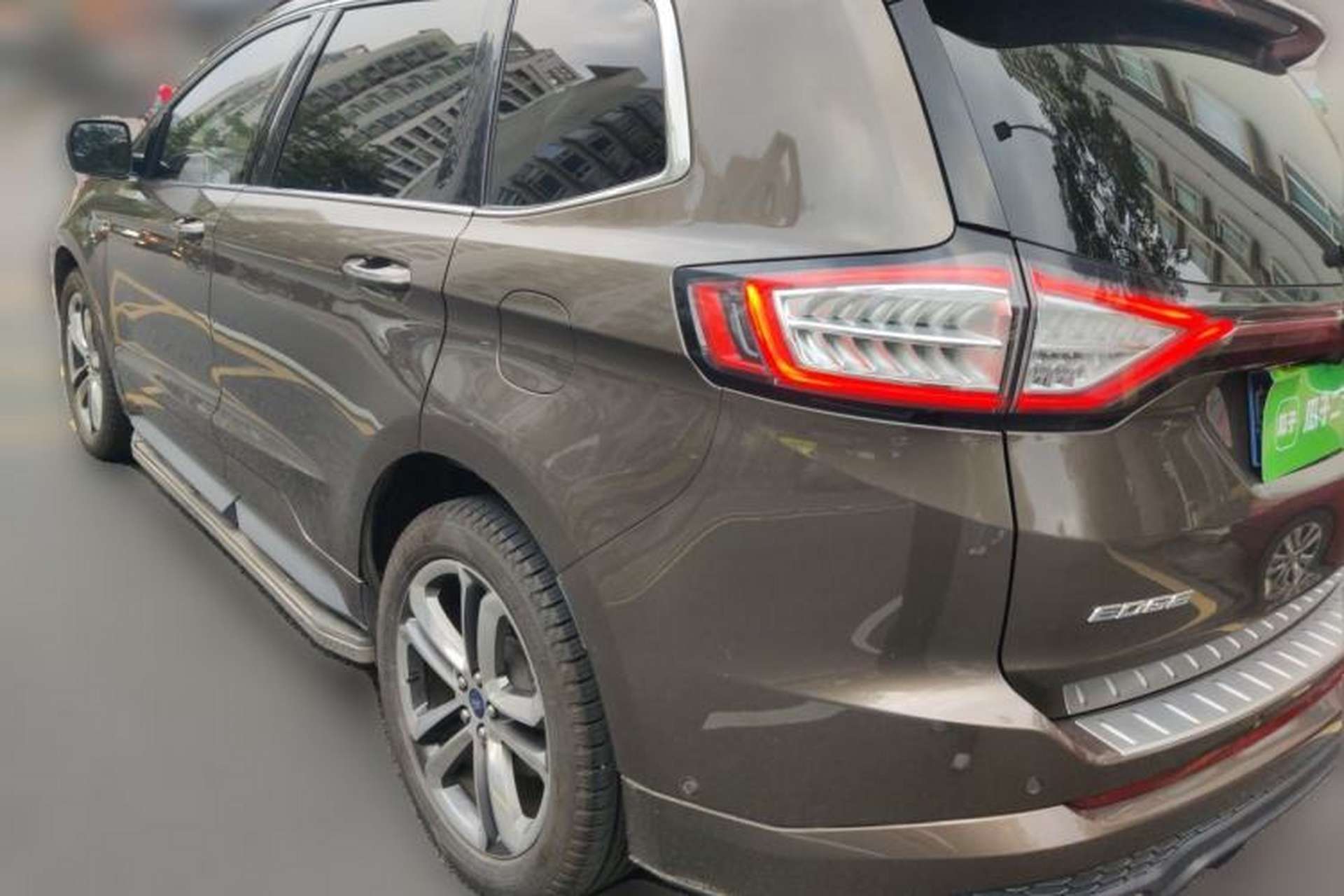 Used Ford Edge 2017 EcoBoost 245 Two-Wheel-Drive Sporty 7-Seater Rear Left 45 Deg